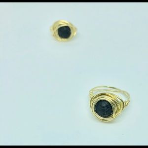 🔴BOGO FREE ESSENTIAL OIL DIFFUSER RING (Gold)